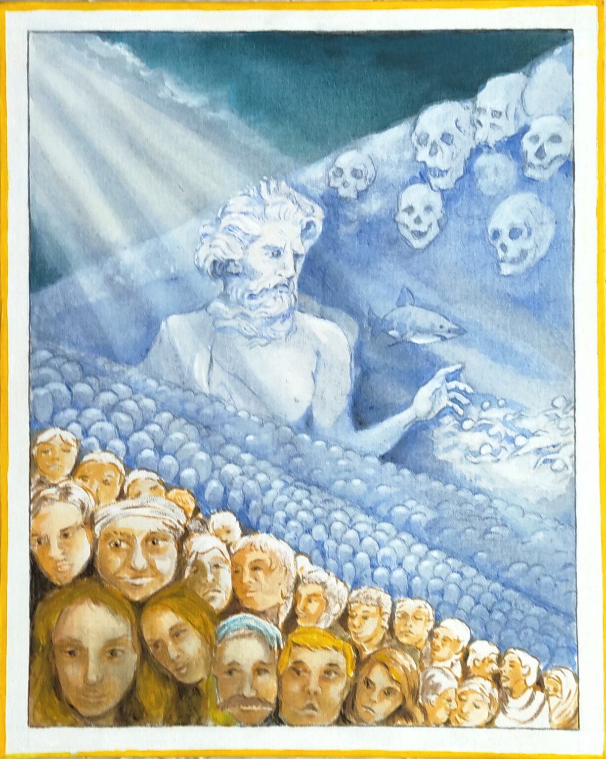 Save us, 24x30" Acrylic 2019